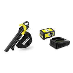 Kärcher Soplador Aspirador BLV 36-240 Battery 240km/h, 300m3/h,550m2, 130km/h, 75L (1.444-170.0) + Kärcher Cargador Rápido y Batería 36 V - 2, Ah (2.4 características