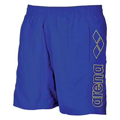 ARENA Berryn - Bañador Tipo bóxer para Hombre, Talla M, Color Azul y Amarillo
