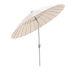 SORARA Shanghai Parasol Sombrilla Jardin, Arena, Ø 260 cm precio