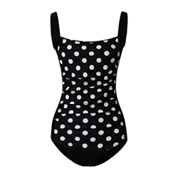 Sylar Bañadores Mujer Reductores Barriga, Traje De Baño Mujer Una Pieza Estampado De Lunares Bañadores De Mujer Natacion Trajes De Baño Mujer Tallas G en oferta