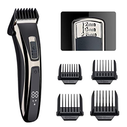 Barbero y cortapelos, Máquina Cortar Pelo Inalámbrico, Recortadora Barba y Cortapelos con afeitadora cuerpo, Recortador Pelo Barba Kit Familia Múltipl precio