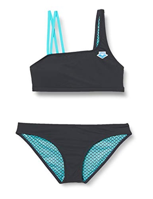 ARENA Bikini para Mujer Icons Mono, Mujer, Parte Superior de Bikini, 003111, Gris Ceniza, 42