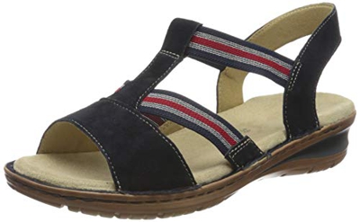ARA Hawaii, Sandalias con Tira de T Mujer, Azul 72, 38 EU