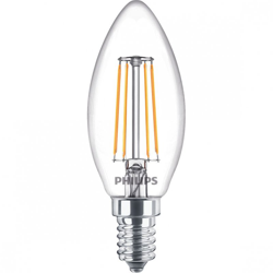Philips 2x Bombilla LED 40W B35 E14 Luz Blanca Cálida 2700K en oferta