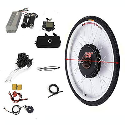 Kit de conversión de motor trasero para bicicleta eléctrica, 500 W, 36 V, 28 pulgadas, motor trasero
