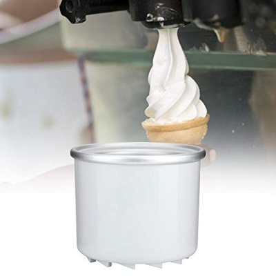 Shanbor Forro para máquina de Helados, Cuenco de congelador a Prueba de óxido de 1 l, Resistencia a Bajas temperaturas, máquina de Helados Suave de Gr