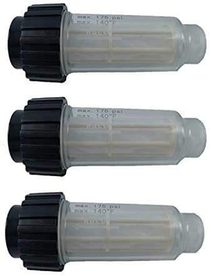 DERASL Kärcher Filtro de Agua Que Incluye Inserto de Filtro (5.731-050.0) para Todas Las lavadoras a presión Karcher con conexión de Agua de 3/4 Compa