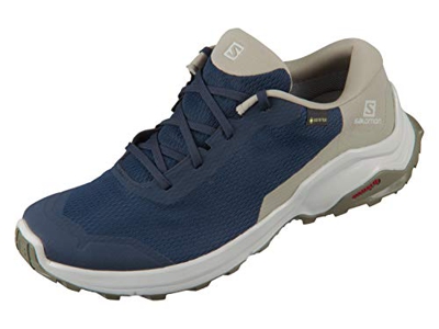 Salomon X Reveal GTX, Zapatillas de Senderismo Hombre, Azul (Navy Blazer/Vintage Kaki/Bungee Cord), 43 1/3 EU