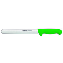 Cuchillo de fiambre Arcos Colour - Prof  294921  de acero inoxidable y mango ergonómico - Verde precio