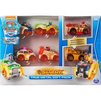 PAW Patrol, True Metal Spark Gift Pack con 6 vehículos metálicos coleccionables, a escala 1:55, Vehículo de juguete