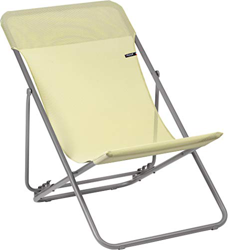 Lafuma Mobilier Maxi Tumbona con cannado Phifertex, Titane/etamina 2021 asiento de camping en oferta