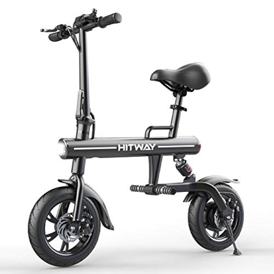 HITWAY Bicicleta eléctrica Bicicleta eléctrica Plegable URBANBIKER Fabricada en Aluminio de aviación Plegable, 7,5 Ah, Motor 250 W, Alcance hasta 45 k
