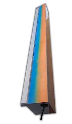 Warmpool Cascada Acrílica empotrable para Piscina SIN LED, Lamina de Agua de Varios tamaños (60 cm lengüeta 3,5 cm)