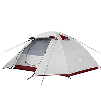 Forceatt Tienda De Campaña 2 Personas, con 100% A Prueba De UV/Viento/Impermeable, Tienda de Techo de Doble Capa Portátil Ultraligera, para Trekking, 