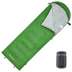 KingCamp Saco de Dormir Ultraligero de Momia Grande Individual para Adultos Camping Montaña Portátil Bolsa de Compresión Verano 220 x 75cm características