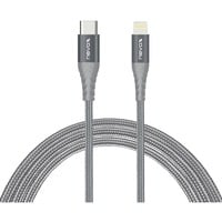 1885 cable de conector Lightning 1 m Gris, Plata características
