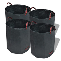 Bolsa de basura para jardín desplegables, 120 L, 4 unidades precio