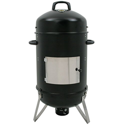 BBQ-Toro Barbacoa Ahumador "Hickory" I Ø 46 cm x 107 cm I Horno para Ahumar I Barbacoa de Carbón precio