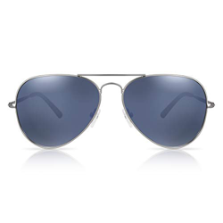 fawova Gafas De Sol Aviador Hombre Mujer Polarizadas Negro/Verde/Gris/Marron/Espejado/Oro Rosa, Conducir, Pescar, Golf, Correr, UV400, Cat.3,58mm (Pla en oferta