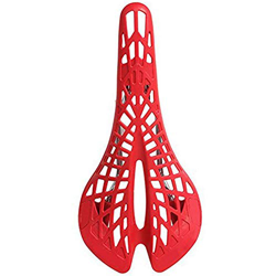 Bestine - Sillín de bicicleta de fibra de carbono hueco para sillín de bicicleta, diseño ergonómico, antideslizante e impermeable, cómodo cojín acceso características