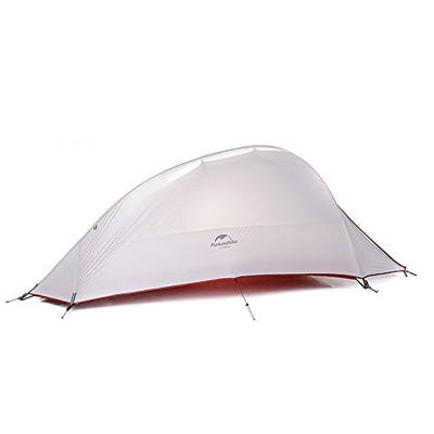 1 Person 4 Season Tent Double Skin 20D Silicone Fabric Super Lightweight Camping Tent (gray) by Camping Tent