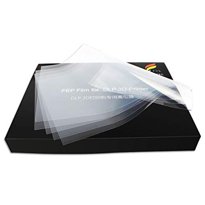 Toaiot - Película de liberación FEP 200 x 140 mm, grosor 0,1 mm, para impresora 3D UV, lámina de alta resistencia a la transmisión Wanhao D7 DLP Photo
