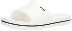 Crocs Crocband III Slide, Sandalias de Punta Descubierta Unisex Adulto, Blanco (White/Black 103), 41/42 EU características