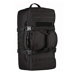 Huntvp 60L Mochila de Asalto Mochila de Bandolera Bolsa de Riñonera 3 vías para Llevar Estilo Militar Táctical Gran Mochila Impermeable, Negro características