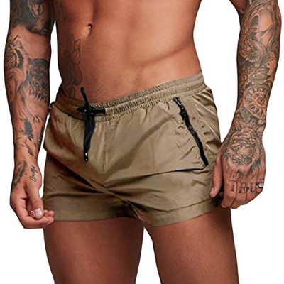 Los Hombres De Los Troncos De Nadada De Los Pantalones del Verano De Secado