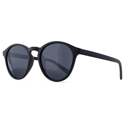 SUNGAIT Gafas de Sol Redondas Clásicas Unisex Gafas de Sol Polarizadas Estilo Retro Vintage Protección UV(Negro/gris)-SGT166 precio