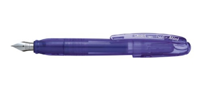 Pentel Tradio Mini TRFSV-C - Pluma estilográfica (plumín de iridio, translúcido), color morado