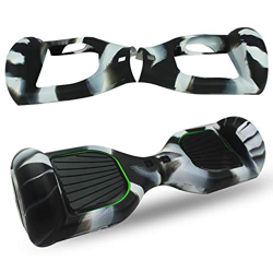 ABBY Protectora Funda de Silicona para 6.5" Smart Scooter Balance Patinete Electrico Hoverboard Cover (Blanco Negro) en oferta