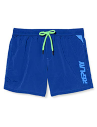 REPLAY LM1067.000.83286 Bañador de natación, Azul (Blue 279), L para Hombre en oferta