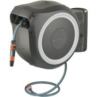RollUp Carrete de pared Automático Negro, Gris, Soporte para manguera en oferta