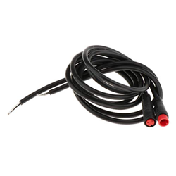 FITYLE Cable de extensión E-Bike 2pin 3pin 5pin 6pin Macho Hembra Extensor de Cable con Conector de Enchufe de Resistencia al Agua - 2 Pin características