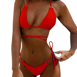 Bikinis Mujer 2020 Push up Sexy Brasileño Vendaje Bandeau Conjunto de Traje de BañO Acolchado Bra Tops y Braguitas Ropa de Playa vikinis riou precio