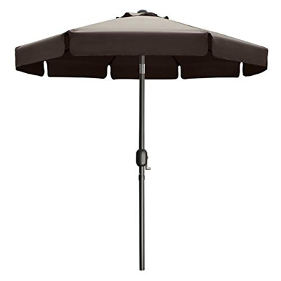 ABCCANOPY - Sombrilla de patio con volante, 230 cm