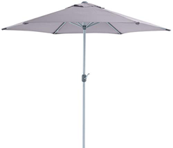 SORARA Sombrilla De Jardín, Gris, ø 300 cm, Manivela en oferta