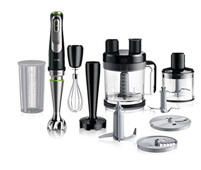 Braun Minipimer 9187X - Batidora de Mano de 1200 W (velocidad automática, tecnología Active Blade, iMode Technology)