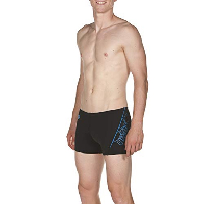 ARENA Bañador para Hombre Bayron, Hombre, Bañador para Hombre, 001774, Negro, Azul, 48