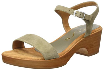 Unisa Irita_20_KS, Sandalias con Plataforma Mujer, Verde (Lauro Lauro), 38 EU