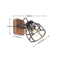 Lindby Rutger foco de techo, 1 luz precio