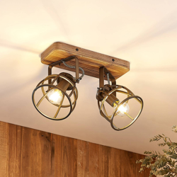 Lindby Rutger foco de techo, 2 luces en oferta
