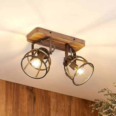 Lindby Rutger foco de techo, 2 luces
