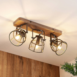 Lindby Rutger plafón, 3 luces características