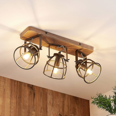 Lindby Rutger plafón, 3 luces