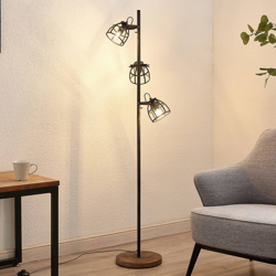 Lindby Rutger lámpara de pie 3 luces en oferta
