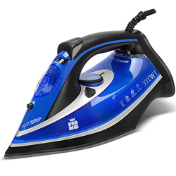 ForMe Plancha de Ropa Vapor 3000W Suela de Cerámica I Antigoteo I Temperatura y Vapor Variable I Vapor Potente I Vapor Vertical I Función Espray I Fun precio