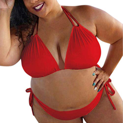 Sylar Bikini Mujer 2019 Push Up Bikinis Mujer Tallas Grandes Traje De Baño Mujer Dos Piezas Ropa De Playa Señoras Triángulo Color Sólido Bañadores De  precio