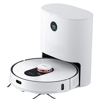 ROIDMI EVE PlusRobot aspirador y trapeador, estación de aspiración automática, con bolsa para el polvo, función de limpieza, potente potencia de succi